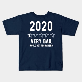 2020 Would Not Recommend bad review vintage Kids T-Shirt